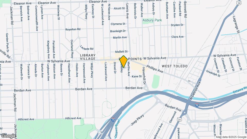 3920 Berkeley Dr Map and Location Details