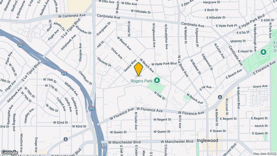 608 W Hyde Park Blvd Map and Location Details