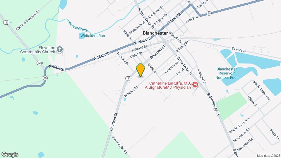 232 W Fancy St Map and Location Details