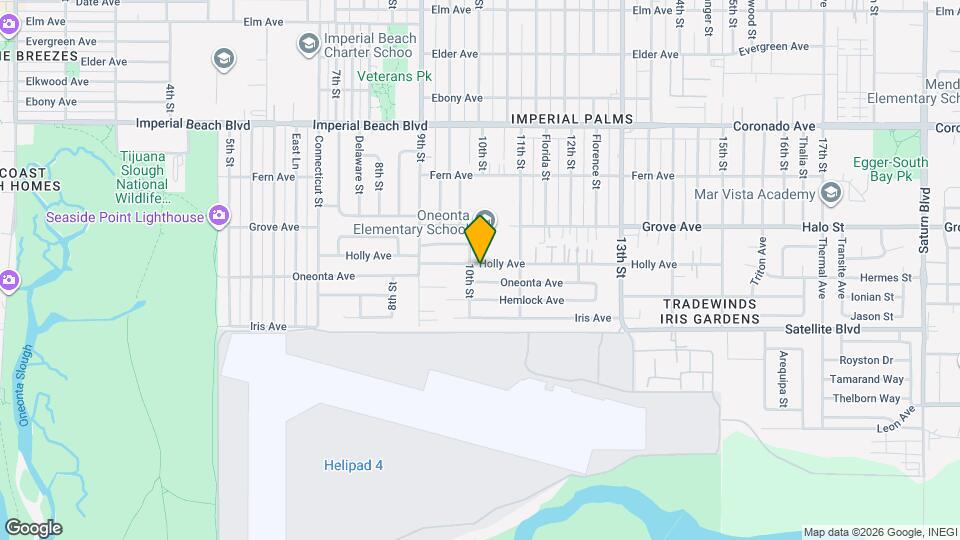 1007 Holly Ave Map and Location Details