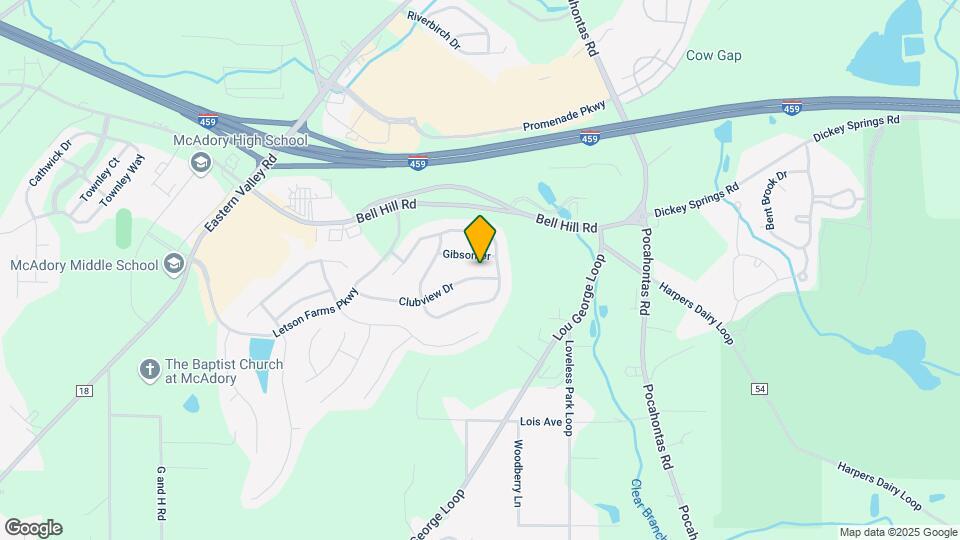 4567 Clubview Dr Map and Location Details