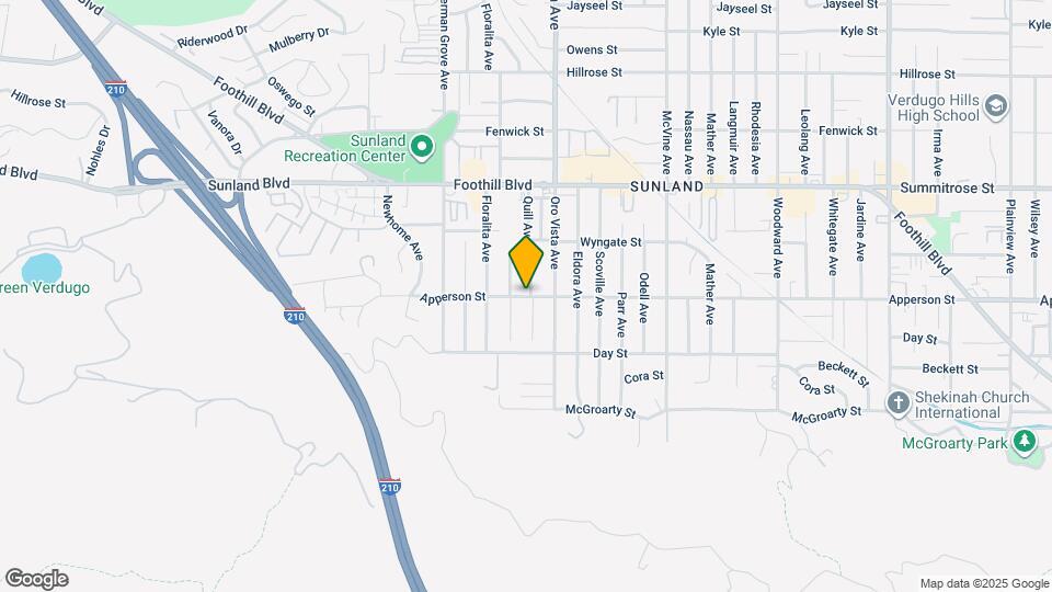 8439 Apperson St Map and Location Details