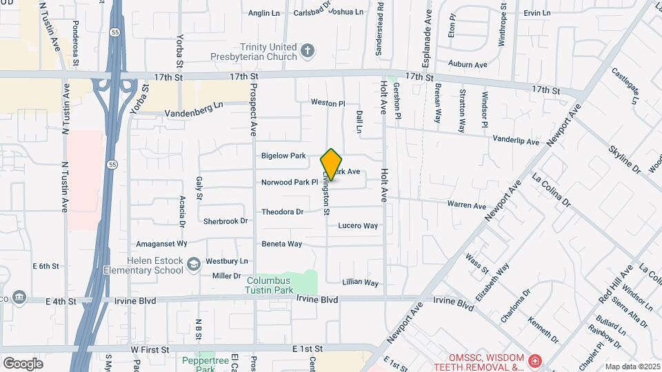 18041 Norwood Park Pl Map and Location Details