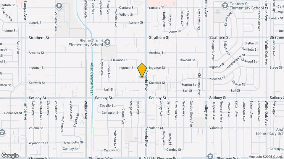 7701 Reseda Blvd Map and Location Details