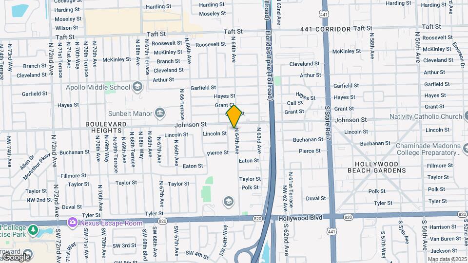 800 N 64th Ave Map and Location Details