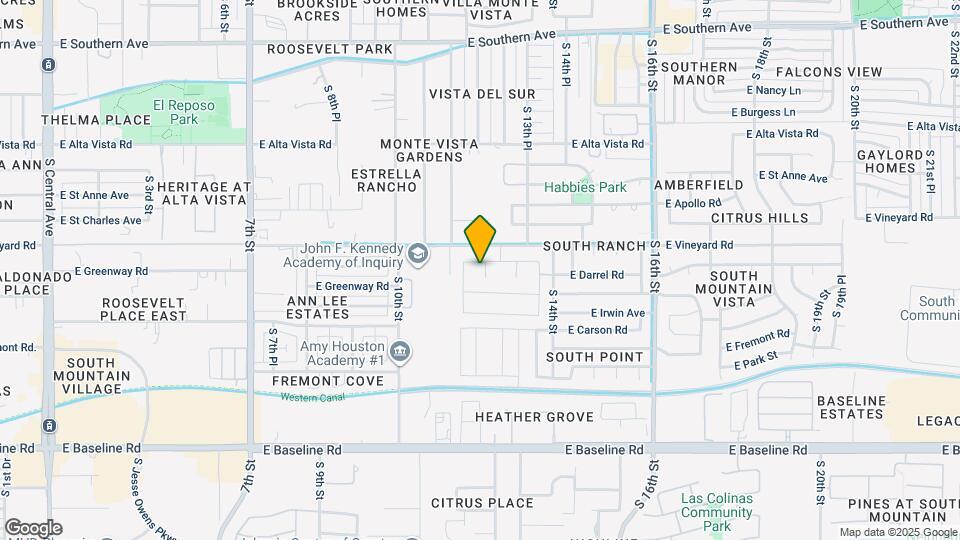6908 S 12th Way Map and Location Details