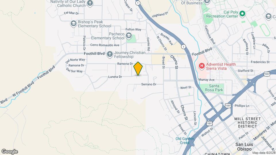 561 Luneta Dr Map and Location Details