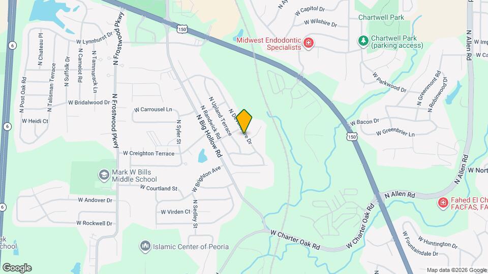 6205 N Devonshire Dr Map and Location Details