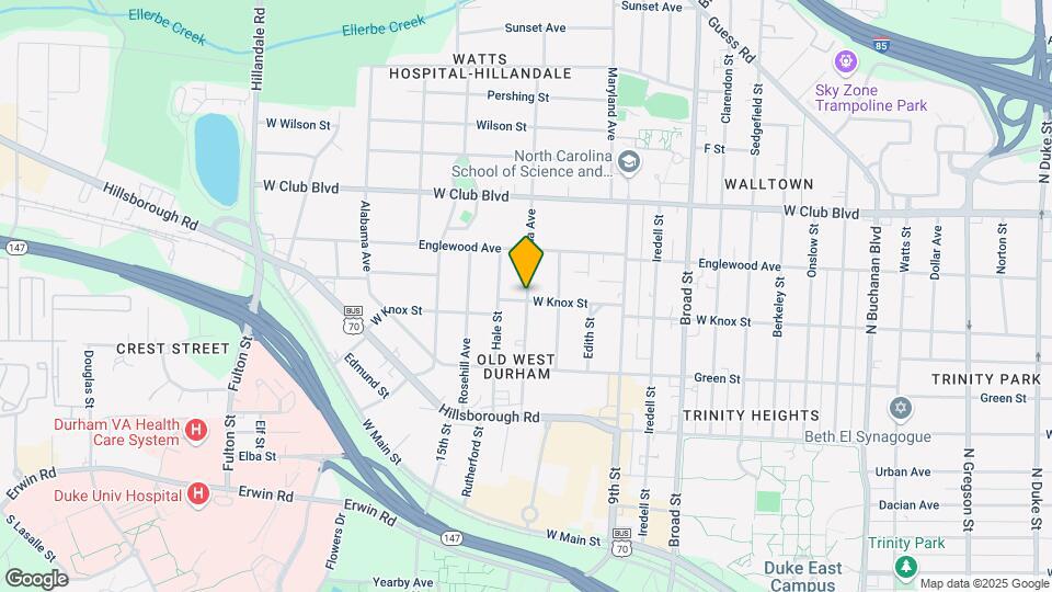 1001 Carolina Ave Map and Location Details