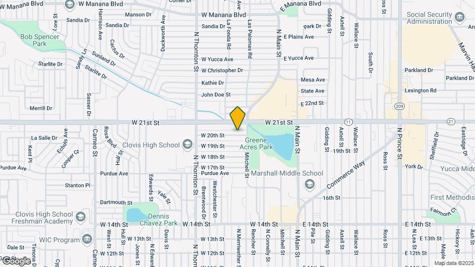 512 W 20th St Map and Location Details