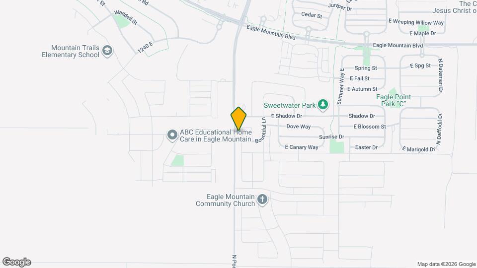 3593 Sparrow Ln Map and Location Details