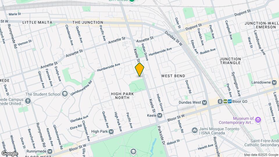 200 Keele St Map and Location Details