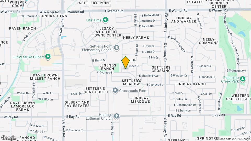 1254 S Corrine Dr Mapa y Detalles de la Ubicación