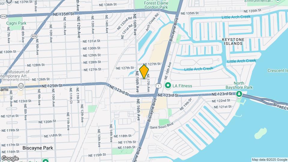 1642 NE 124th Ln Mapa y Detalles de la Ubicación