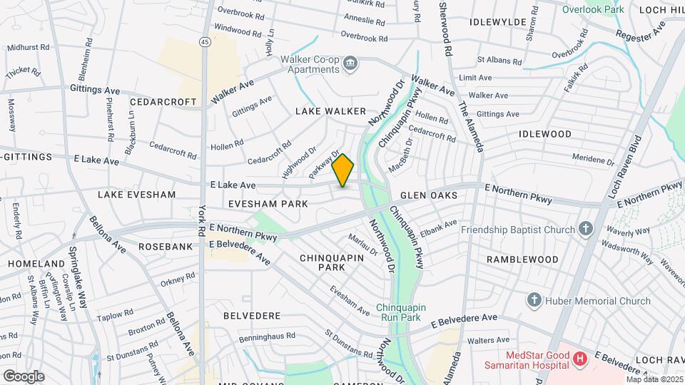 1008 Dartmouth Rd-Unit -Unit 1 Map and Location Details
