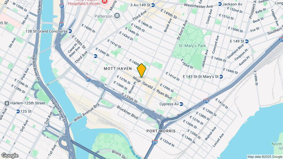 503 E 138th St Map and Location Details