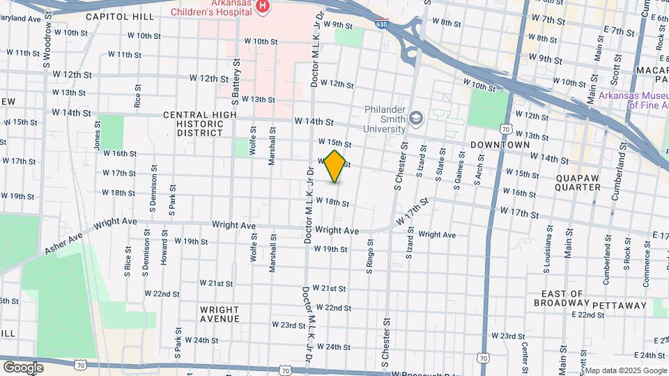 1704 S Pulaski St Map and Location Details