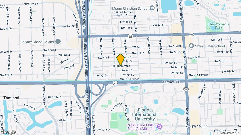 11350 SW 5th Terrace Map and Location Details