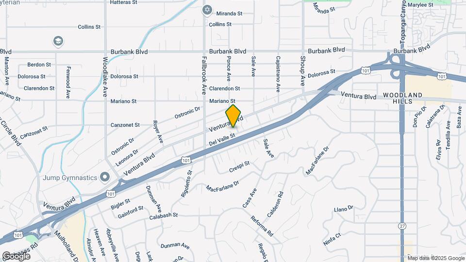 22711 Del Valle St Map and Location Details