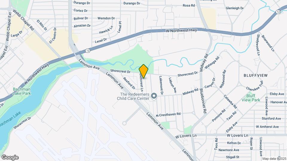 8728 Glencrest Ln Map and Location Details