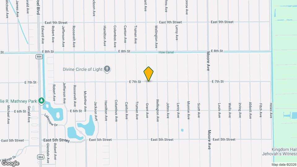 622 Grant Ave Map and Location Details