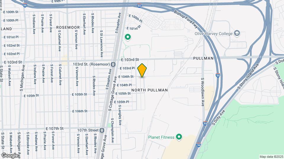 10410 S Maryland Ave Map and Location Details