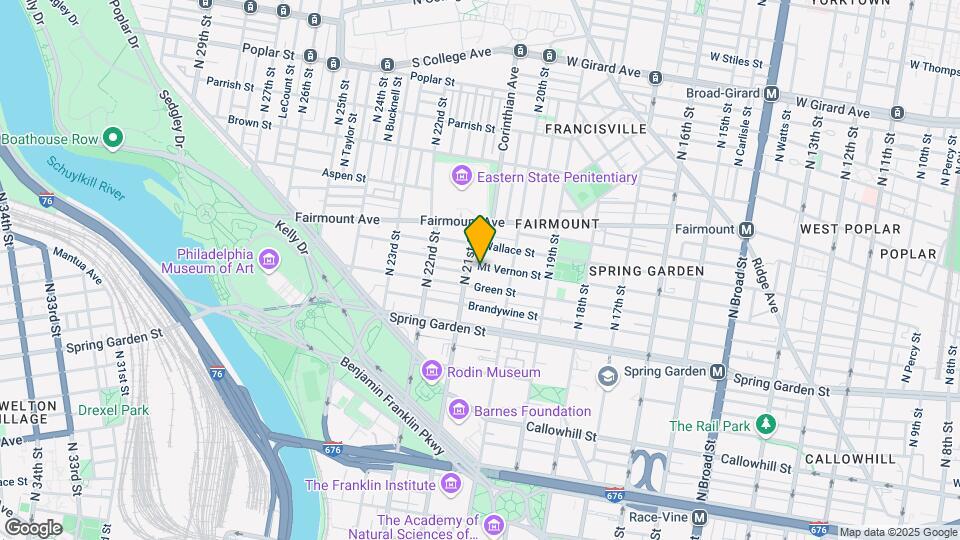 2036 Mt Vernon St Map and Location Details