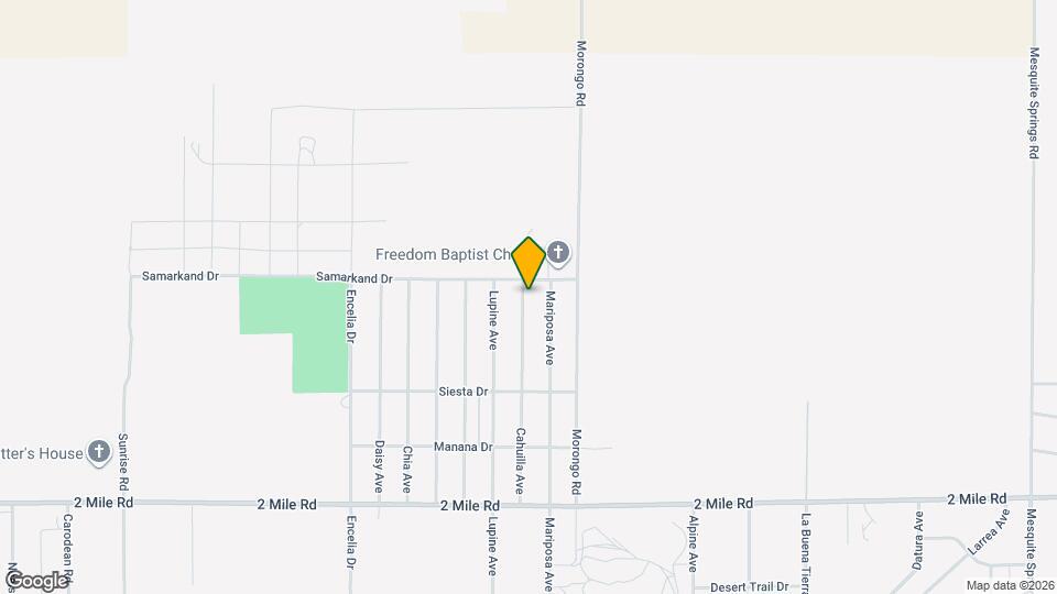 5323 Cahuilla Ave Map and Location Details