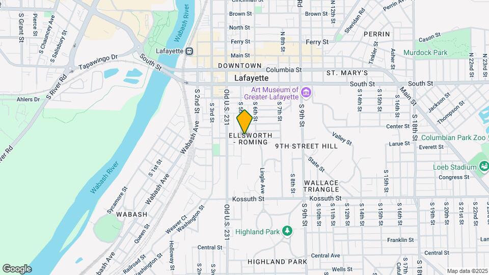 520 Romig St, Unit 1 Map and Location Details