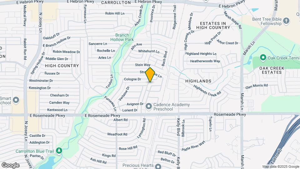 3811 Clover Hill Ln Map and Location Details