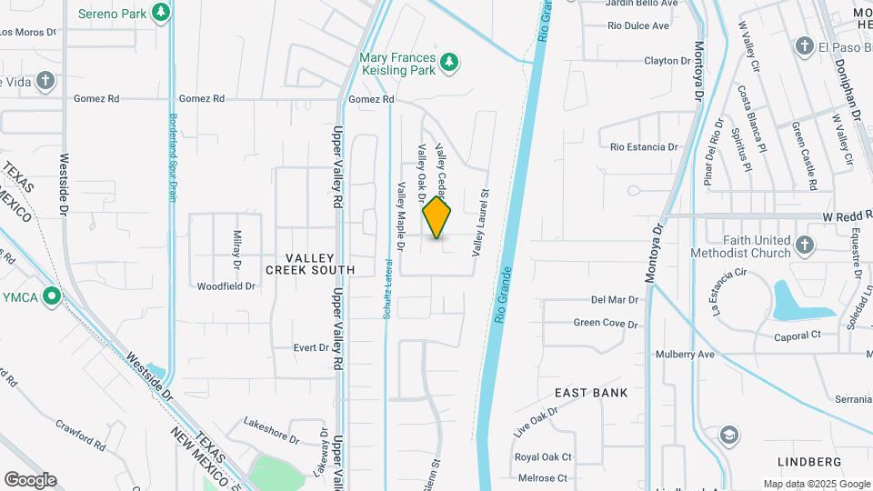 5525 Valley Cedar Dr Map and Location Details