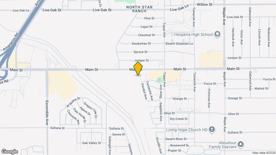 9640 Peridot Ave Map and Location Details