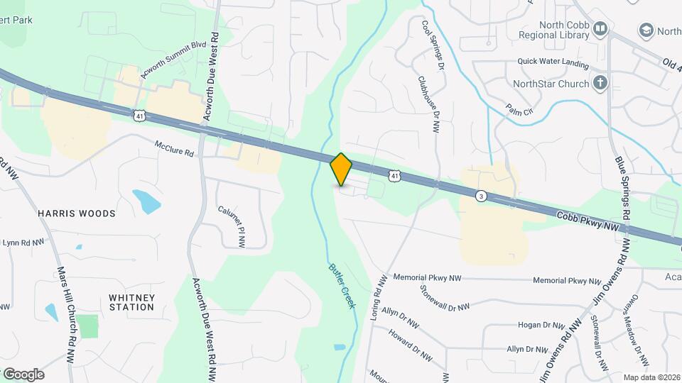 3989 Cyrus Crest Cir NW Map and Location Details