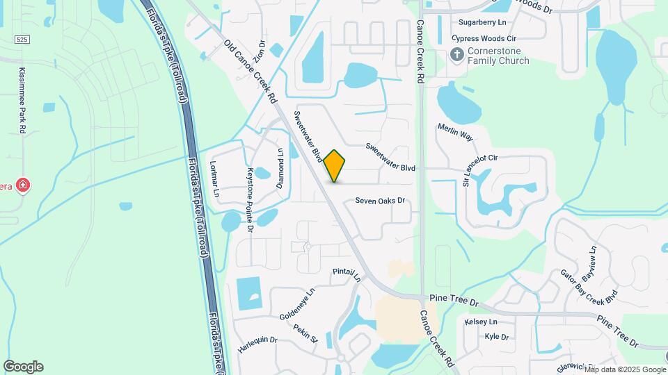 2414 Sweetwater Blvd Map and Location Details