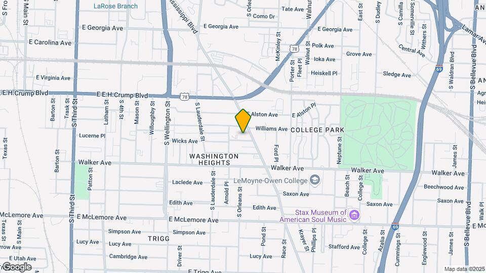 636 Wicks Ave Map and Location Details