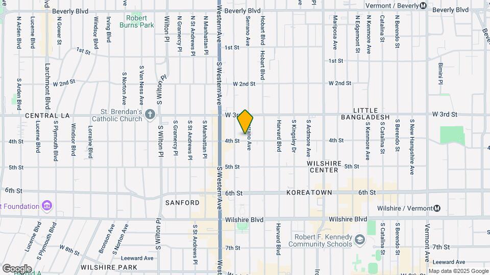 Villa Serrano Apartments Map and Location Details