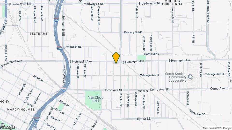 1106 17th Ave SE Map and Location Details