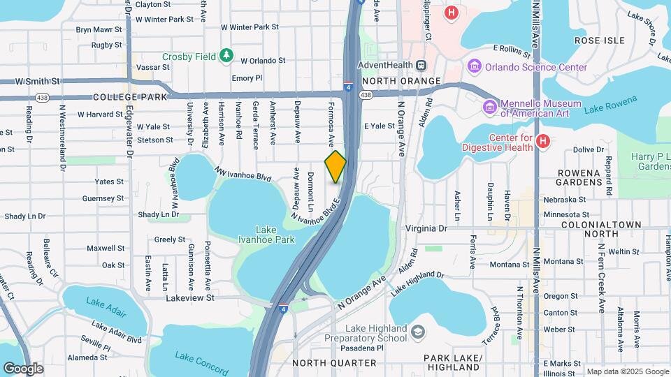 1704 N Shore Terrace, Unit 2 Map and Location Details