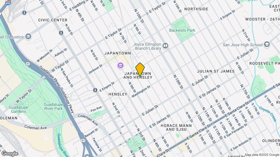 456 N 6th St Map and Location Details