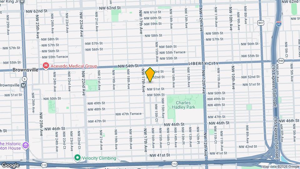 1608 NW 51st Terrace Map and Location Details