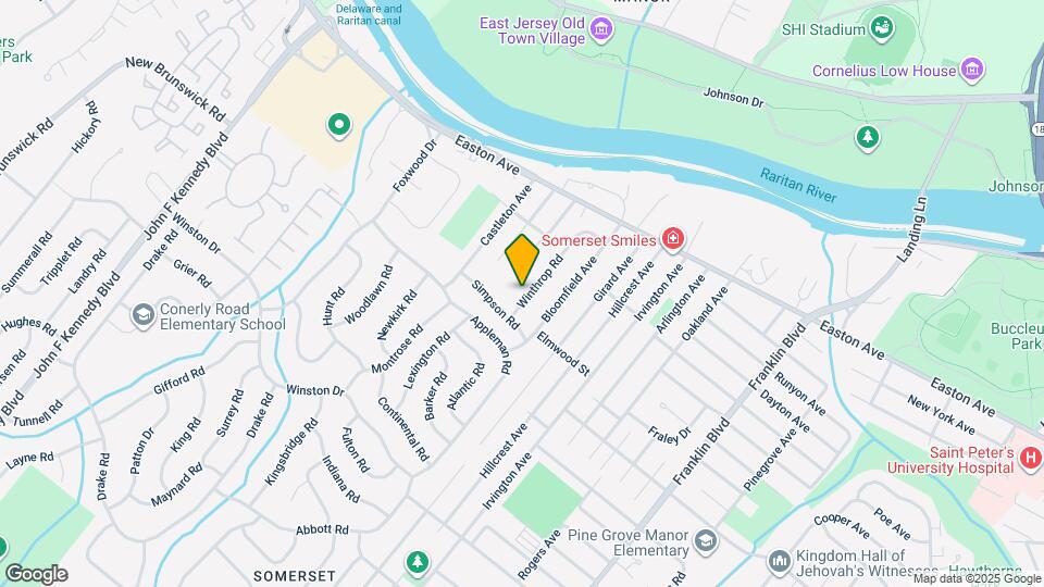 26 Winthrop Rd Map and Location Details