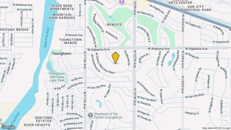 12012 N Pebble Beach Dr Map and Location Details