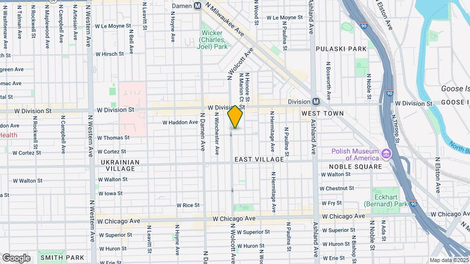1852 W Thomas St Map and Location Details