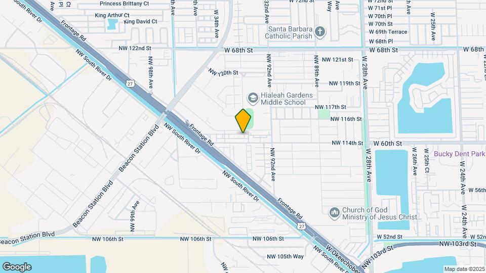 11416 NW 93rd Ct Map and Location Details