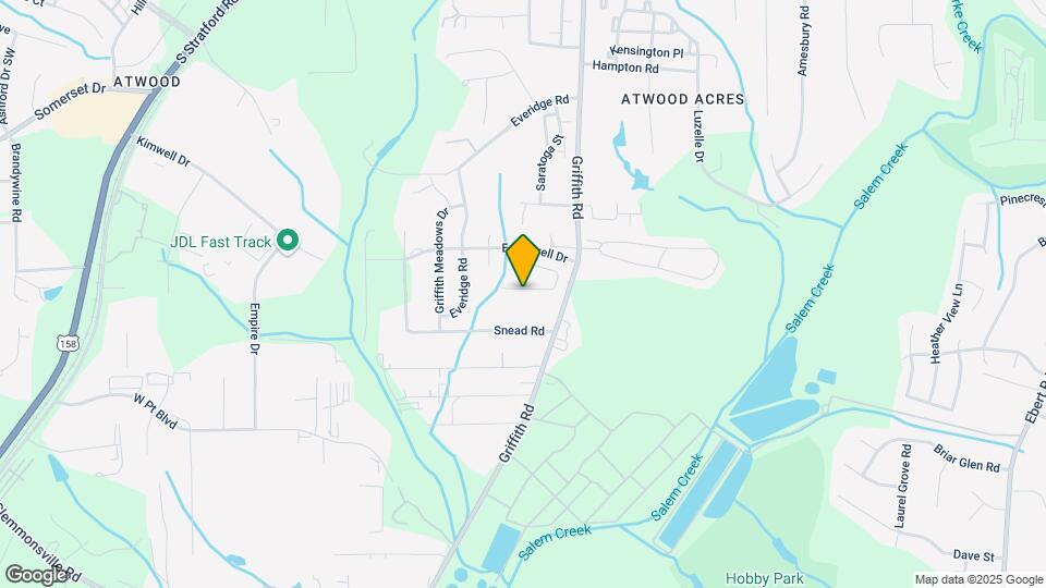 2309 Hartfield Cir Map and Location Details