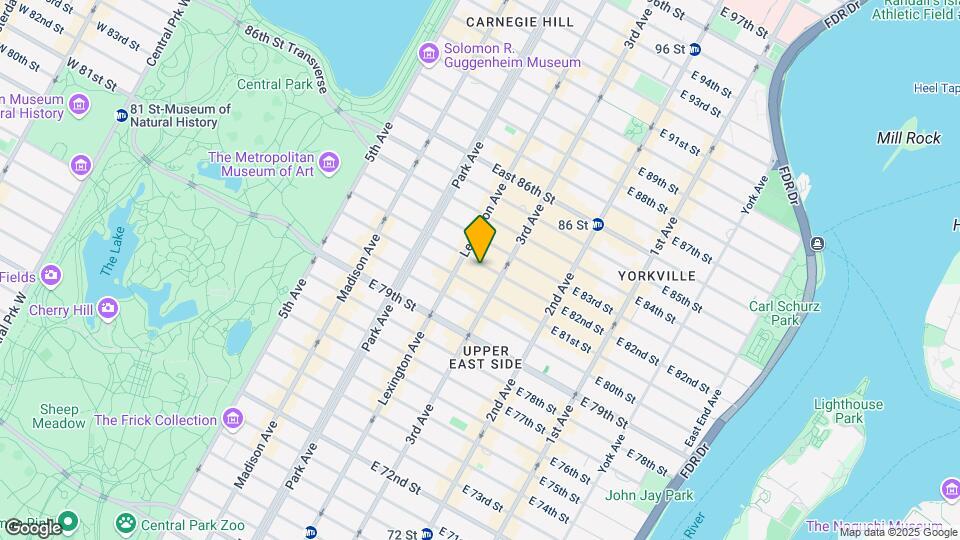 164 E 82nd St Mapa y Detalles de la Ubicación