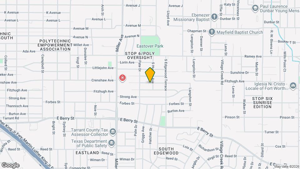 4324 Crenshaw Ave Map and Location Details