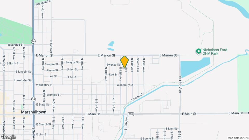 408 N 13th Ave Map and Location Details