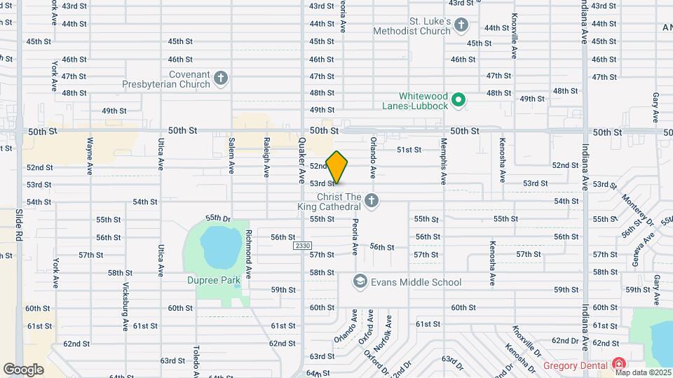 4221 53rd St Map and Location Details