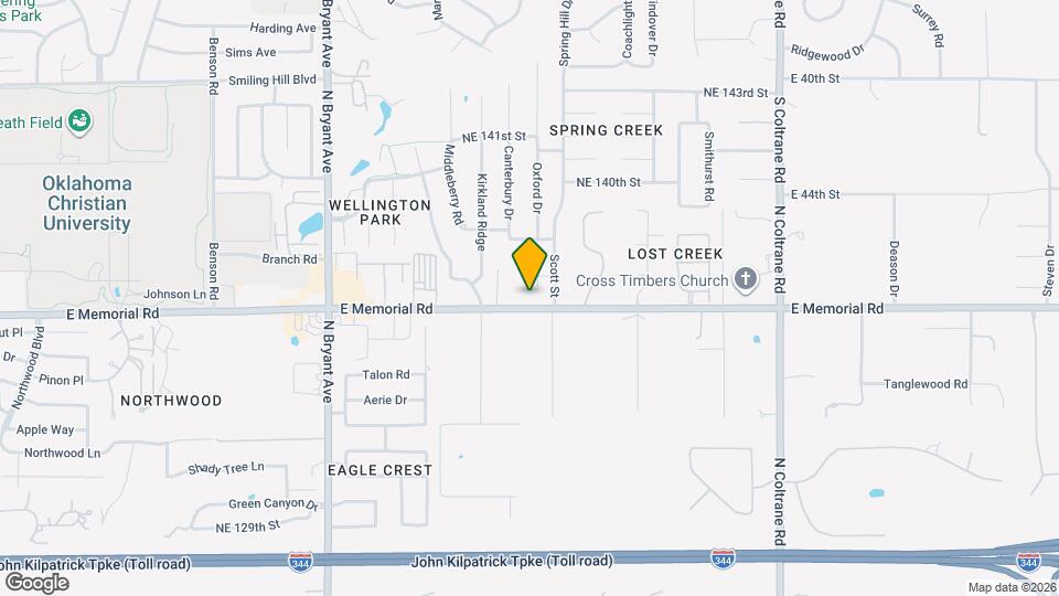 13705 Oxford Dr Map and Location Details